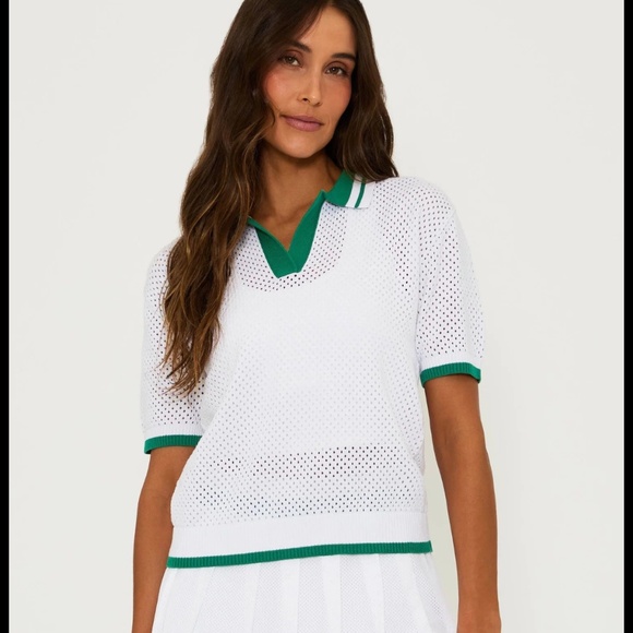 Beach Riot Giana Top Courtside White - Picture 1 of 4